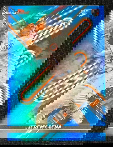 Jeremy Pena 2022 Topps Finest Blue Refractor /150