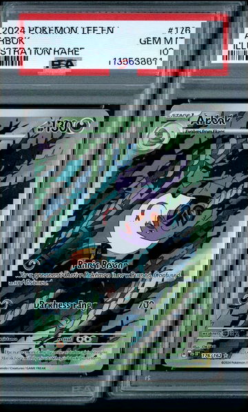 2024 Pokemon Temporal Forces Illustration Rare Arbok #176 PSA 10