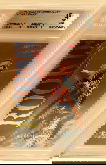 1994-95 Hoops Promo Sheet #1 Jason Kidd (ROOKIE) BGS 9 MINT (HIGHEST GRADED)