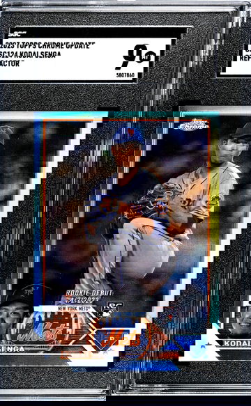 2023 Topps Chrome Update #USC124 Kodai Senga Ref. SGC 9