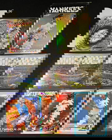 Jazz Chisholm RC Prospect + Aaron Judge Refractor Lot 