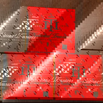 (3) 2020-21 Panini National Treasures Basketball Hobby Box Lot