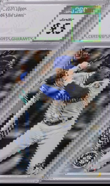 Kyle Lewis RC 2020 Topps CSG 9.5 Gem Mint