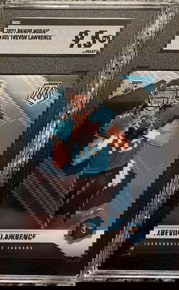 Trevor Lawrence 2021 Panini Mosaic RC #301 SGC 9.5 Rookie 