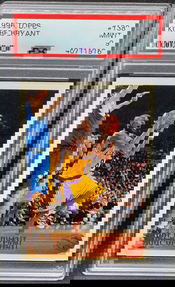 Kobe Bryant 1996 Topps #138 Rookie PSA 9