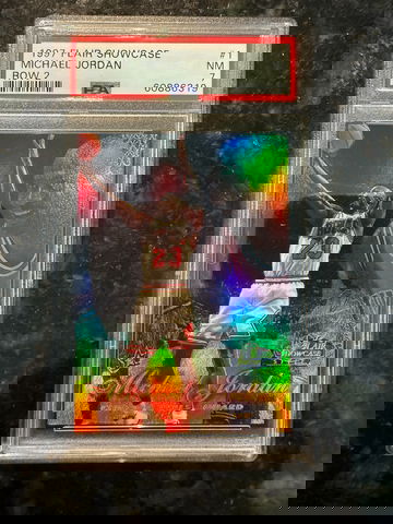 1997 Flair Showcase Row 2 #1 Michael Jordan PSA 7