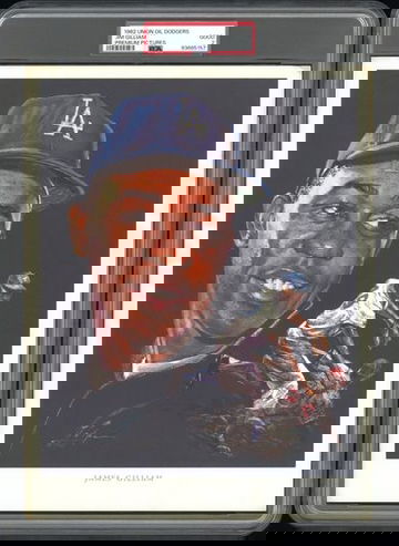 1962 Union Oil Dodgers JIM GILLIAM PSA 2 Good