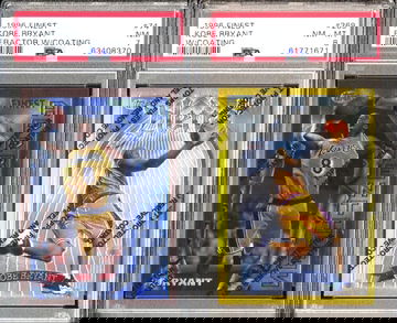 1996 Topps Finest Kobe Bryant Graded PSA 7 NM 8 NM MT Rookie Cards Lakers