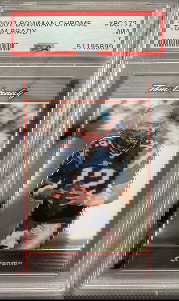 2007 Tom Brady Bowman Chrome 