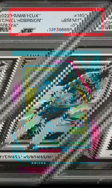 2022 Panini Flux Supernova Mitchell Robinson #153 /75 PSA 10