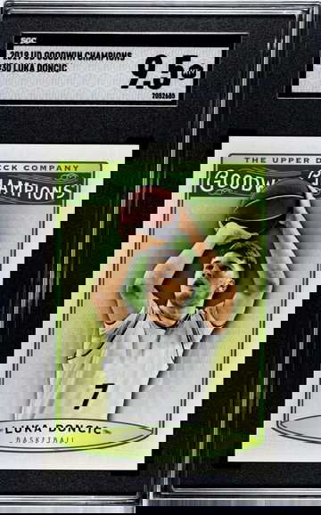 2019 Luka Doncic UPPER DECK GOODWIN CHAMPIONS  SGC  9.5