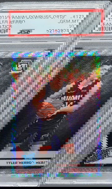 2019 Donruss Optic Holo Wave (Fanatics) Tyler Herro RC PSA 10 Gem Mint