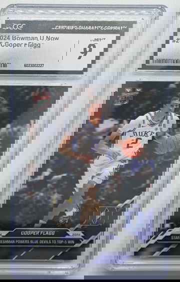 2024 Bowman U now Cooper Flagg number 25