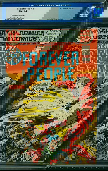 FOREVER PEOPLE #10, CGC 9.2 NM-