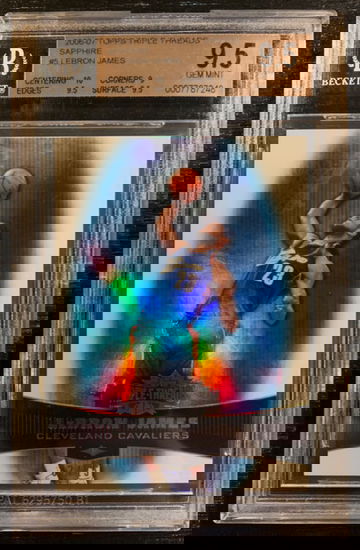 2006 Topps Triple Threads Sapphire  #/25 BGS 9.5 LeBron James