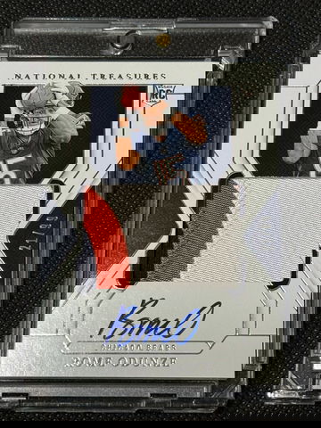 2024 Panini National Treasures Rome Odunze Rookie Patch Auto  #159 True RPA /99