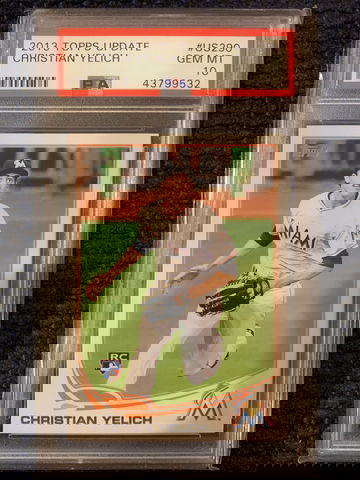 2013 Topps Update Christian Yelich Rookie PSA 10