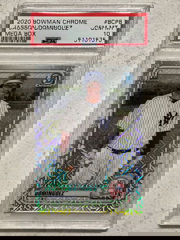 2020 Bowman Chrome Jasson Dominguez Mega Box PSA 10 Gem Mint
