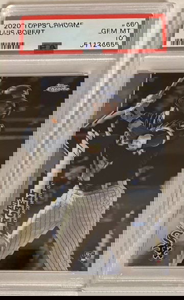 2020 Topps chrome #60 Luis Robert RC rookie psa 10 gem mint 