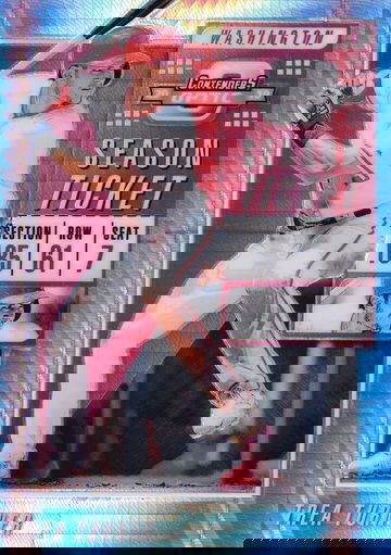 2019 Panini Contenders Optic Trea Turner #19 Hyper Prizm 115/299