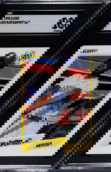 1990 Fleer #513 Ken Griffey Jr. SGC 8 NM-MT