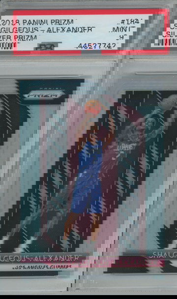 2018 Prizm Silver Shai Gilgeous-Alexander PSA 9