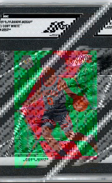 2019 Panini Mosaic Green Coby White RC SGC 10