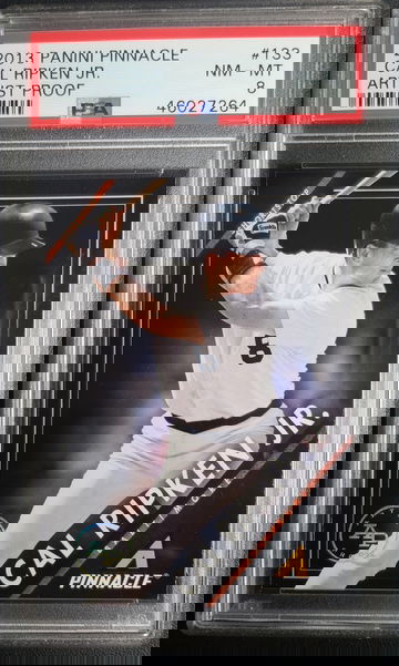 2013 Pinnacle Artist Proof #133 Cal Ripken Jr. PSA 8 NM-MT