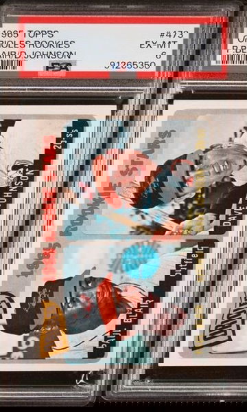 1965 Topps #473 ~ 1965 Orioles Rookie Stars P. Blair/D Johnson PSA 8 EX-MT