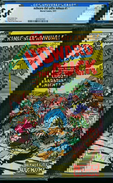 HOWARD THE DUCK ANNUAL #1, CGC 9.6 NM+