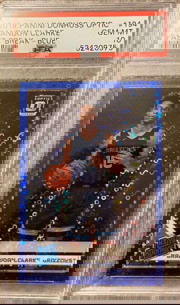 2019 Panini Optic Brandon Clarke FB Blue /50 PSA10