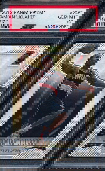 Damian Lillard 2012 Prizm Silver RC PSA 10-Rare