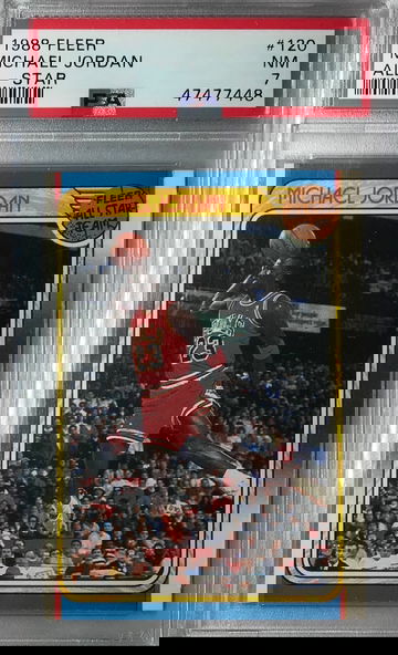 Michael Jordan 1988 Fleer All-Star #120 - PSA 7