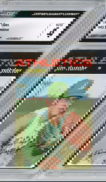 1971 Topps Jim Hunter #45 CGC 4 P1346