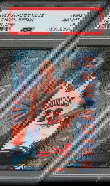 1995 Stadium Club Reign Men Michael Jordan #RM2 PSA 8