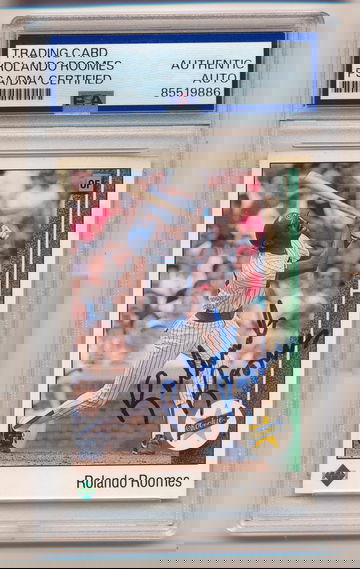 1989 Upper Deck #6 Rolando Roomes Cubs Signed Autograph PSA/DNA Well Centered