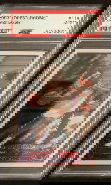 2003 Topps Chrome Chris Bosh #114 PSA 9 Mint