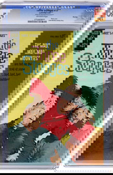 THREE STOOGES #17, CGC 8.5 VF+ -- RANDOM HOUSE FILE COPY