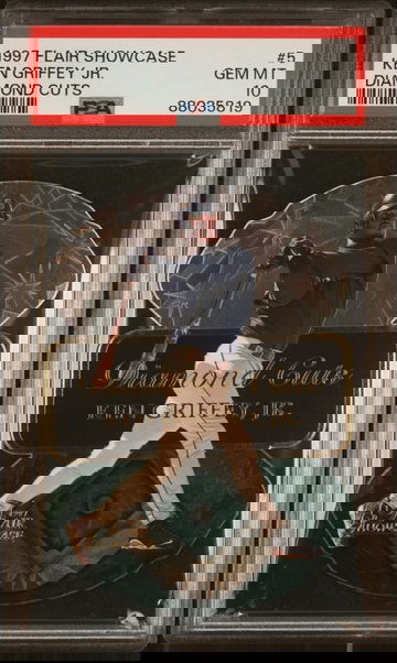 1997 Flair Showcase Diamond Cuts Ken Griffey Jr. #5 PSA 10 Gem Mint