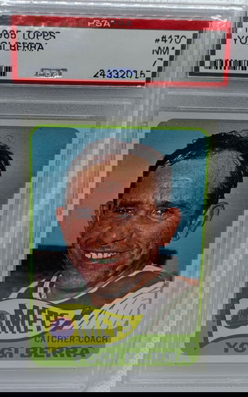 1965 Topps Yogi Berra #470, PSA NM 7