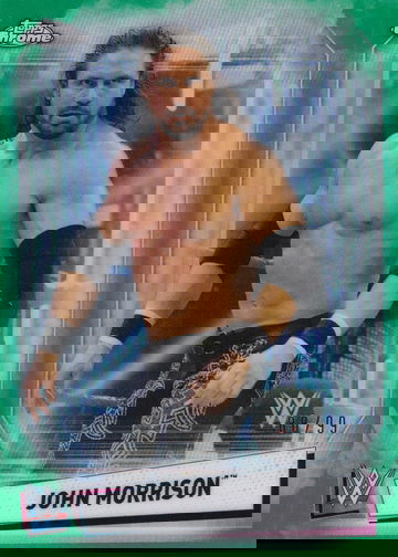 2021 Topps Chrome John Morrison #18 Green Refractor 88/99