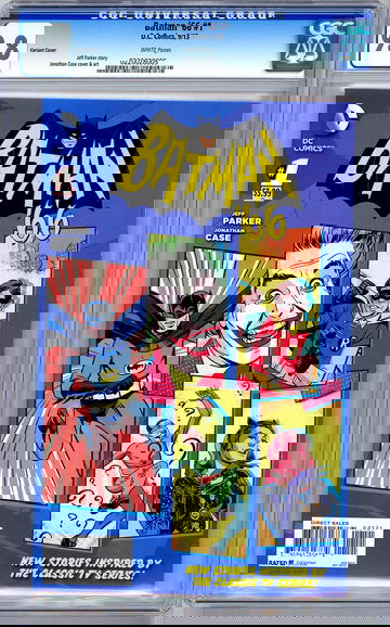 BATMAN ‘66 #1 CGC 9.8 *RARE RETRO VARIANT COVER* CLASSIC 1960'S TV SERIES 2013