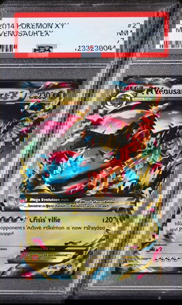2014 Pokemon XY M Venusaur Ex #2 PSA 7