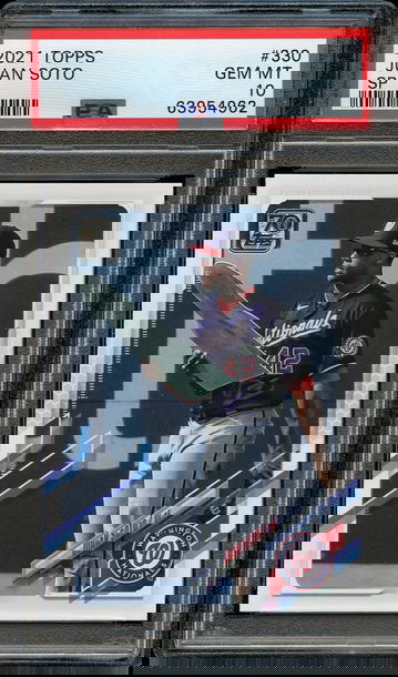 2021 Topps Juan Soto Short Print #330 PSA 10