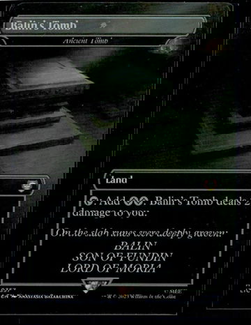 2023 MTG Lord of the Rings Balin's Tomb #M0357