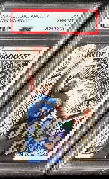 1997 Ultra Jam City Kevin Garnett #1 PSA 10  Pop 4