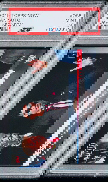 Juan Soto Donald Trump Topps Now PSA 9 OS5 SSP 2019