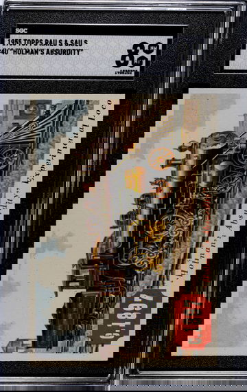 1955 Topps Rails & Sails #40 "Holman's Absurdity" SGC 8 NM/MT