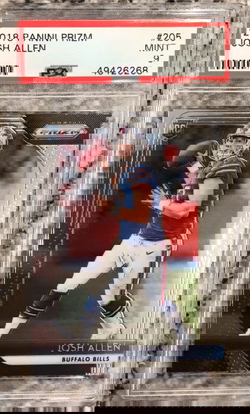 2018 Prizm Josh Allen PSA 9