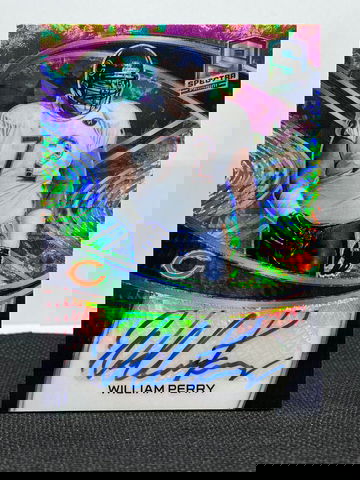 2021 Panini Spectra William Fridge Perry Signature Set #SIG-WP CELESTIAL /50